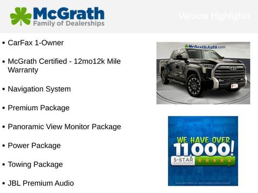 Midnight Black Metallic 2025 Toyota Tundra Limited