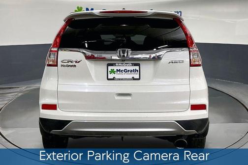 White 2015 Honda CR-V EX-L