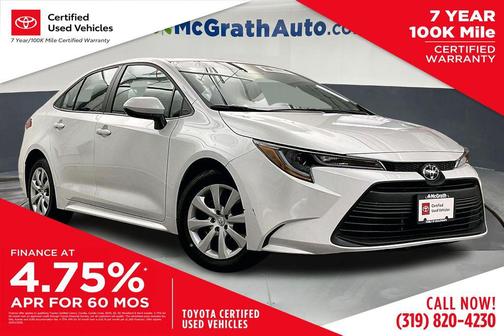 Wind Chill Pearl 2023 Toyota Corolla LE