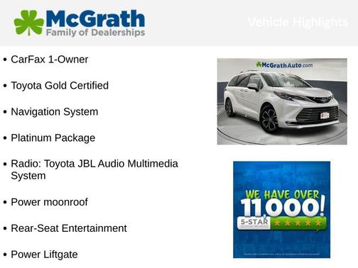 2025 Toyota Sienna Platinum