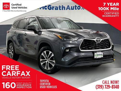 Magnetic Gray Metallic 2022 Toyota Highlander XLE