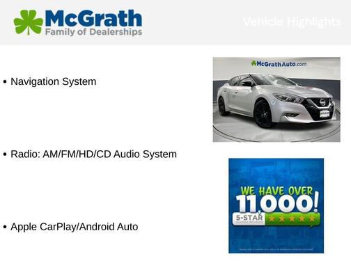 2018 Nissan Maxima 3.5 SV