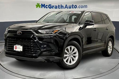 Midnight Black Metallic 2025 Toyota Grand Highlander XLE