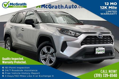 Silver Sky Metallic 2022 Toyota RAV4 Hybrid LE