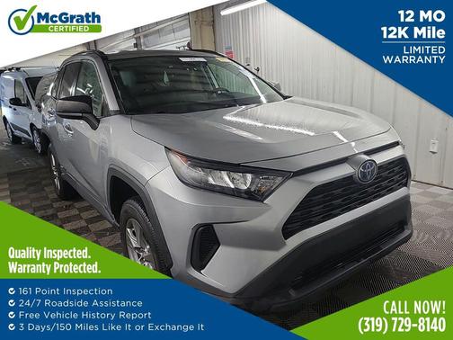 Silver Sky Metallic 2022 Toyota RAV4 Hybrid LE