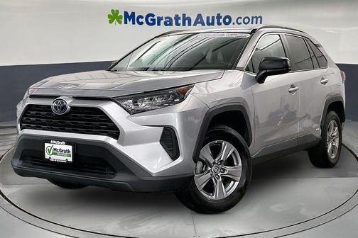 Silver Sky Metallic 2022 Toyota RAV4 Hybrid LE