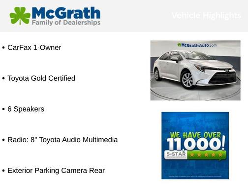 2024 Toyota Corolla Hybrid LE