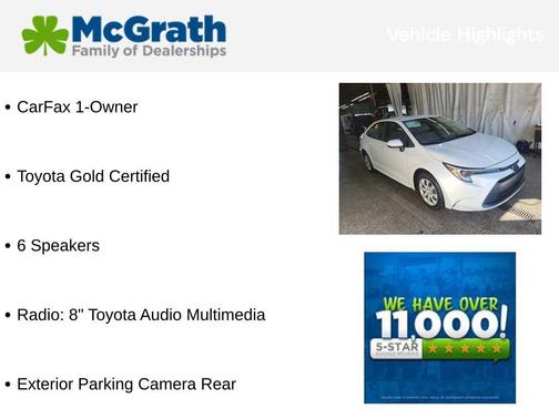 2024 Toyota Corolla Hybrid LE