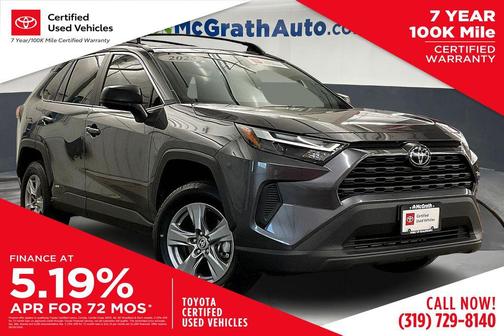 Magnetic Gray Metallic 2025 Toyota RAV4 Hybrid LE