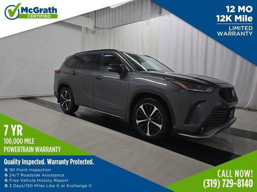 Magnetic Gray Metallic 2021 Toyota Highlander XSE