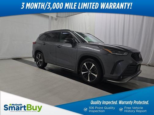 Magnetic Gray Metallic 2021 Toyota Highlander XSE