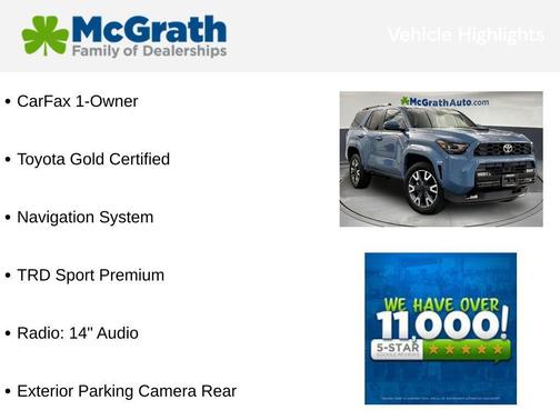 Heritage Blue 2025 Toyota 4Runner TRD Sport Premium