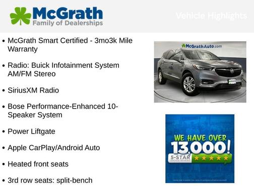 Satin Steel Metallic 2019 Buick Enclave Premium