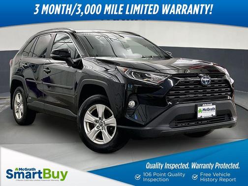 Midnight Black Metallic 2019 Toyota RAV4 Hybrid XLE