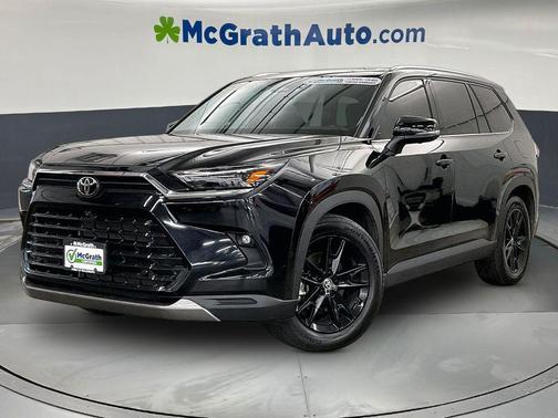 Midnight Black Metallic 2024 Toyota Grand Highlander Platinum