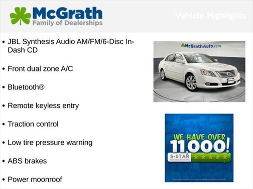 2010 Toyota Avalon XLS