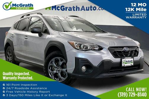 Ice Silver Metallic 2021 Subaru Crosstrek Sport