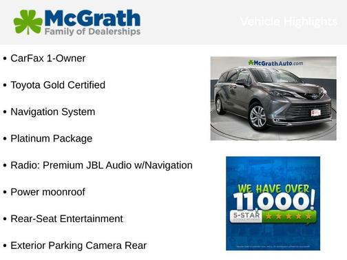 2024 Toyota Sienna Platinum