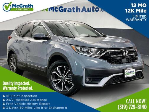 Blue 2022 Honda CR-V AWD EX-L