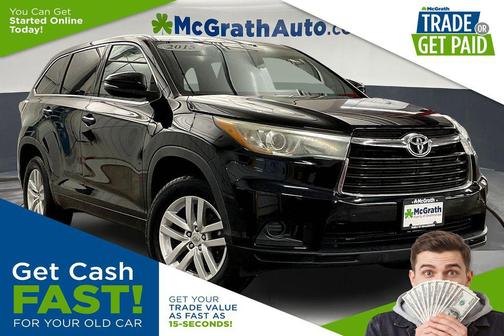 Attitude Black Metallic 2015 Toyota Highlander LE