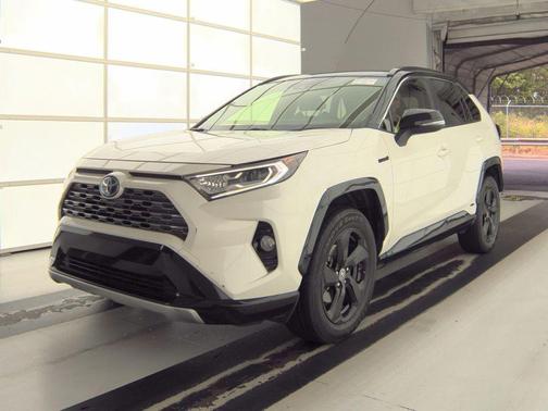 Midnight Black Metallic 2021 Toyota RAV4 Hybrid SE