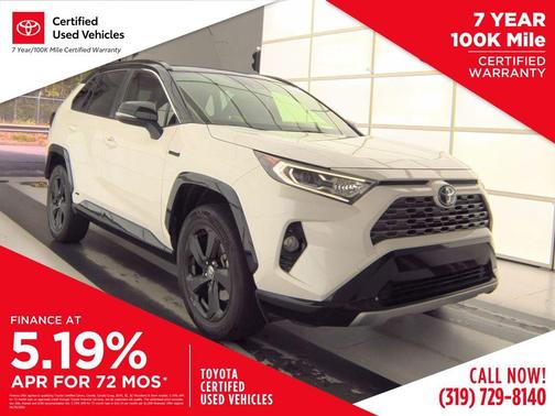 Midnight Black Metallic 2021 Toyota RAV4 Hybrid SE