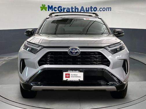 Silver Sky Metallic/Midnight Black Metallic 2024 Toyota RAV4 Hybrid SE