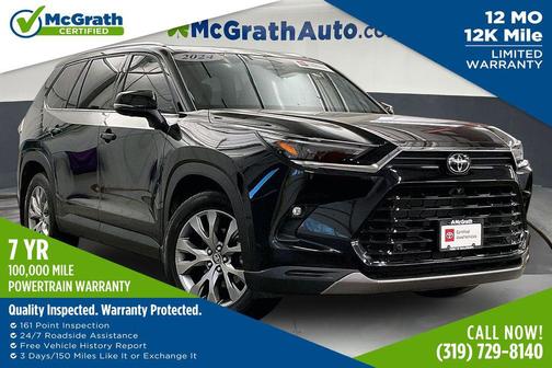 Midnight Black Metallic 2024 Toyota Grand Highlander Limited