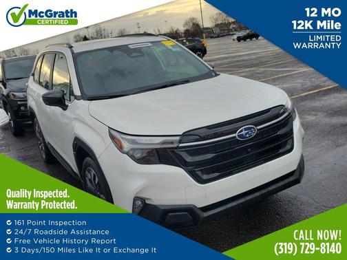 Crystal White Pearl 2025 Subaru Forester Touring