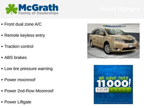 2012 Toyota Sienna Limited