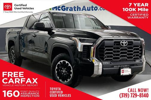 Midnight Black Metallic 2025 Toyota Tundra SR5