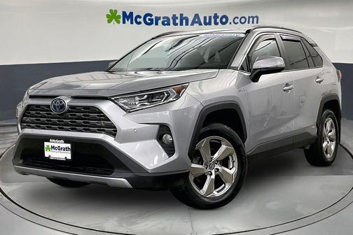 Silver Sky Metallic 2019 Toyota RAV4 Hybrid Limited