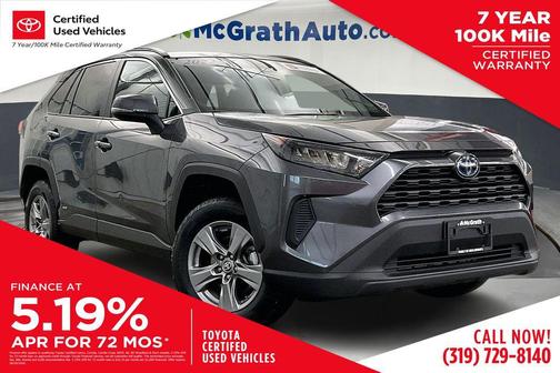Magnetic Gray Metallic 2022 Toyota RAV4 Hybrid LE
