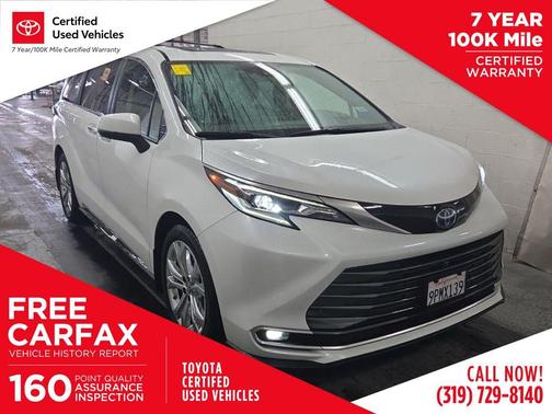 2024 Toyota Sienna Platinum 7 Passenger