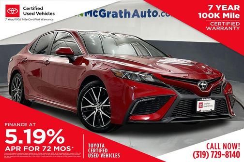 Supersonic Red 2024 Toyota Camry SE