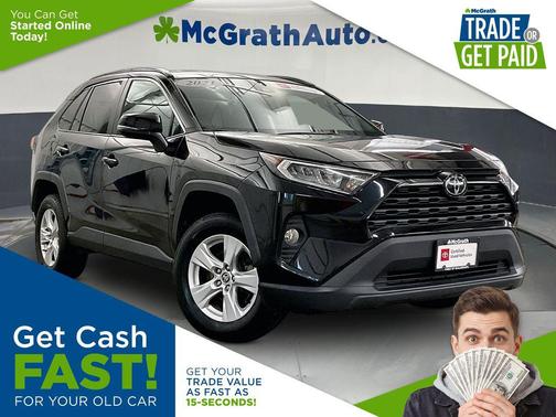 Midnight Black Metallic 2021 Toyota RAV4 XLE