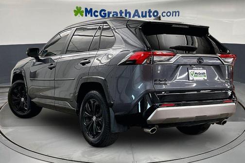 Magnetic Gray Metallic/Midnight Black Metallic 2024 Toyota RAV4 Hybrid SE