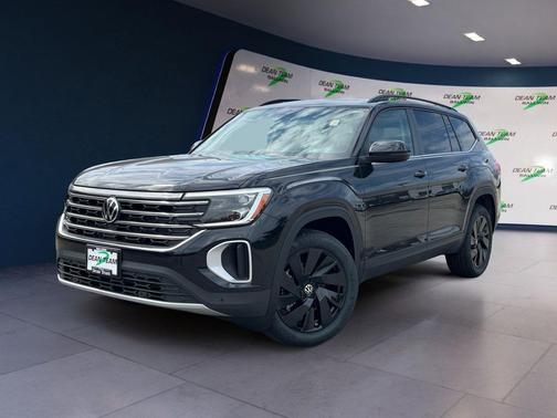 Deep Black Pearl 2026 Volkswagen Atlas 2.0T SE w/Technology 4MOTION