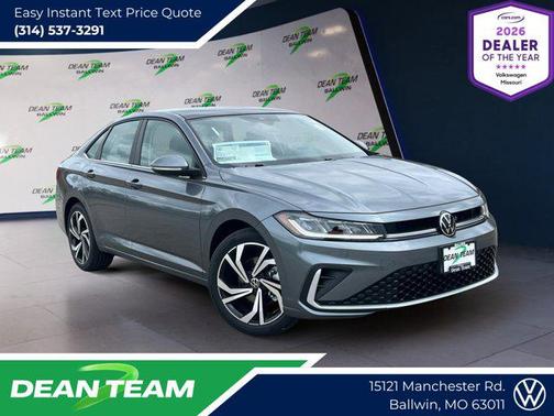 Platinum Gray Metallic 2026 Volkswagen Jetta 1.4T SEL