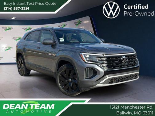 PLATINUM GRAY 2025 Volkswagen Atlas Cross Sport 2.0T SE w/Technology 4MOTION