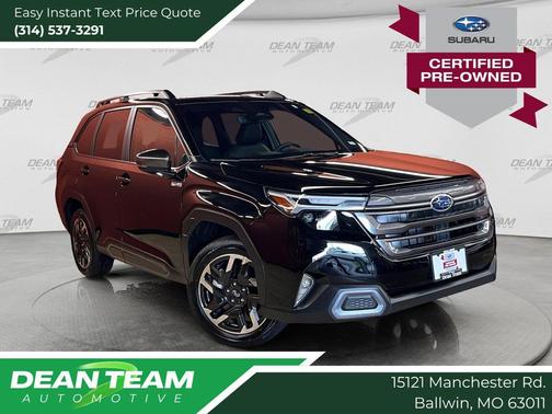 Crystal Black Silica 2025 Subaru Forester Hybrid Limited