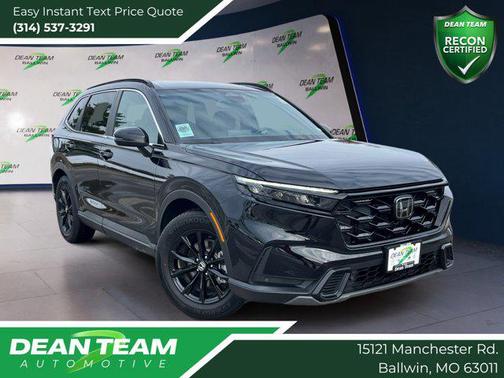 Crystal Black Pearl 2025 Honda CR-V Hybrid Sport FWD