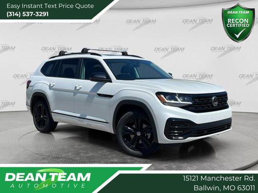 Pure White 2023 Volkswagen Atlas 3.6L SEL