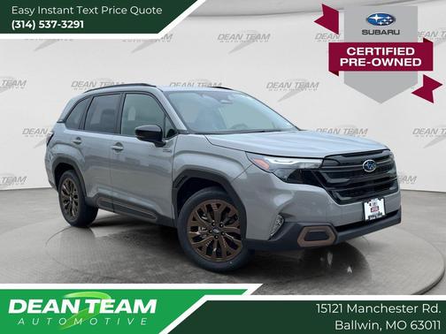 River Rock Pearl 2025 Subaru Forester Hybrid Sport