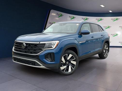 mountain lake blue metallic 2026 Volkswagen Atlas Cross Sport 2.0T SE w/Technology 4MOTION
