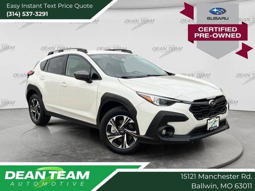 Crystal White Pearl 2025 Subaru Crosstrek Premium