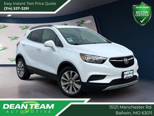 Summit White 2018 Buick Encore Preferred