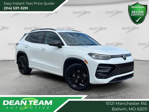 Opal White Pearl 2025 Volkswagen Tiguan 2.0T SE R-Line Black 4MOTION
