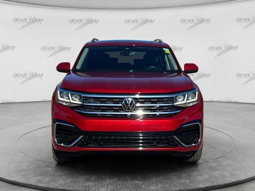 Aurora Red Metallic 2023 Volkswagen Atlas 3.6L SEL Premium