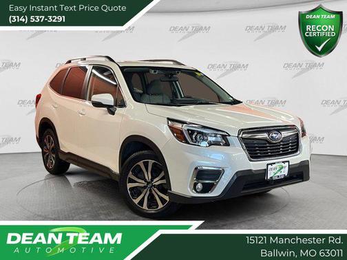 Crystal White Pearl 2020 Subaru Forester Limited